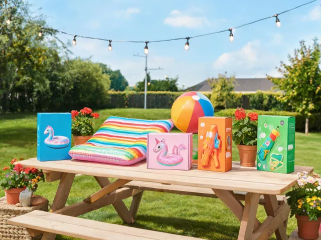 Giftable outdoor play products for family occasions